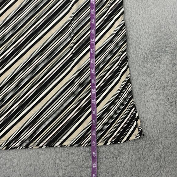 Max Studio y2k Womens Striped Dress Size Medium Retro Hippie Made USA vintage - Picture 8 of 15